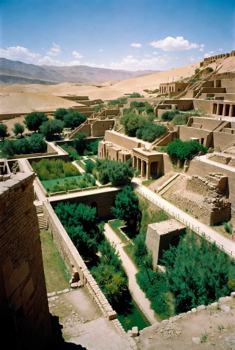 Rare hanging gardens