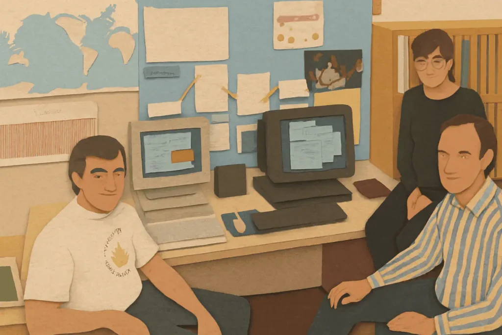 The CERN team who invented the web